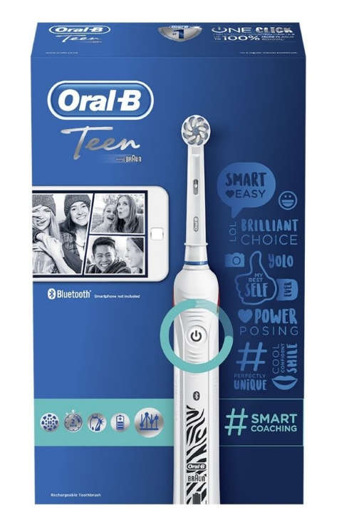 Oral-B Rechargeable Electric Toothbrush - Teen - White
