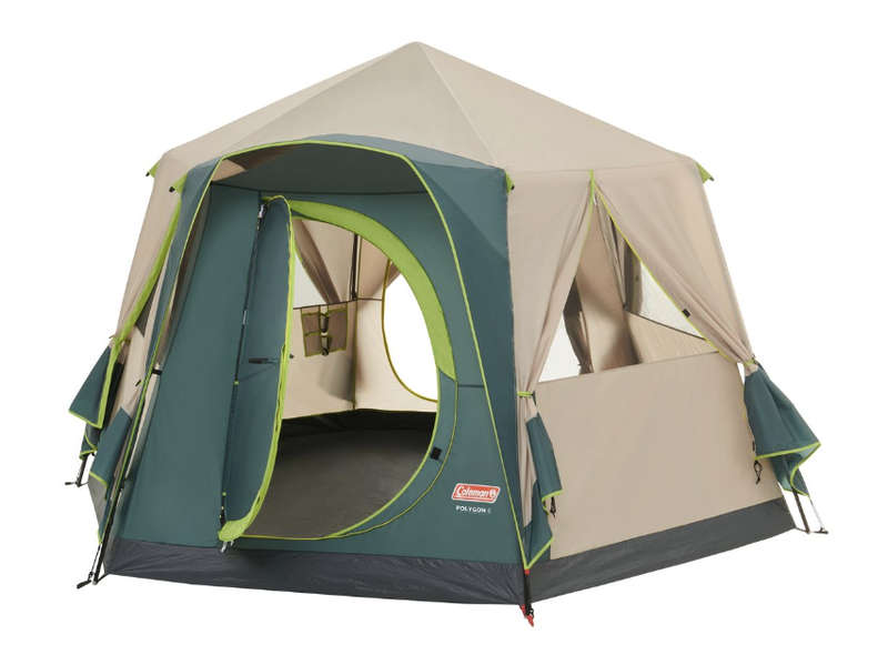 Coleman Polygon 6 Person Family Camping Dome Tent