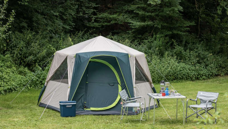 Coleman Polygon 6 Person Family Camping Dome Tent