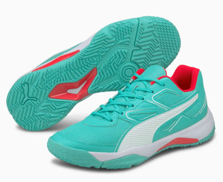 Puma Solarflash Elektro - Aqua Sunblaze - White - Size 10