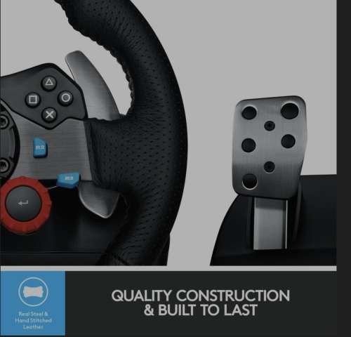 Logitech G29 Driving Force Racing Wheel,Floor Pedals,Force Feedback, PS, PC