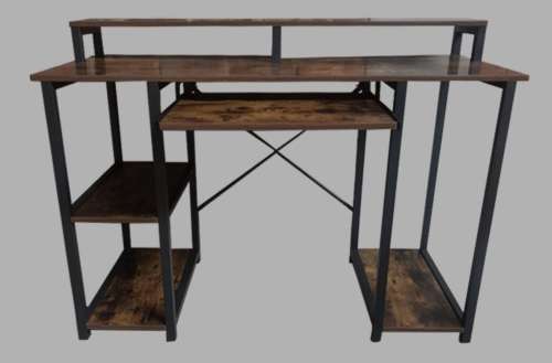 Desk with keyboard pullout and storage