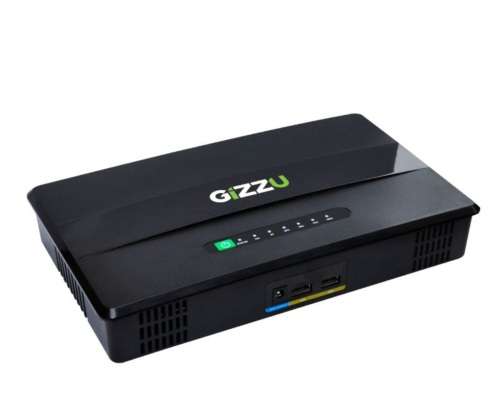 Gizzu 60W DC 65Wh Mini UPS - Black
