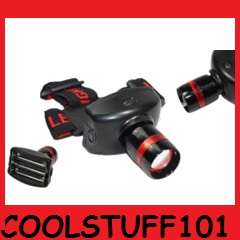 4 to GO!!! 160 lumen ZOOM LED Headlamp Torch Flashlight!!! 3 Modes!!! FREE Batteries!!!