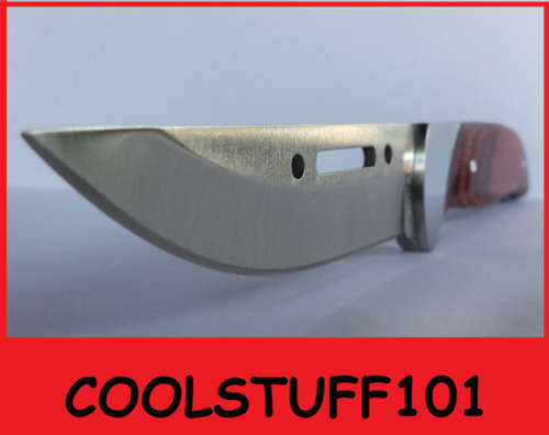 Columbia A018 Fixed Blade with Wooden Handle and Sheath