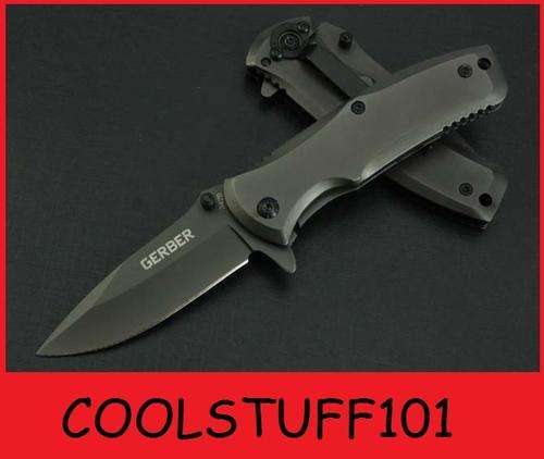 GERBER 342B Folding Fine Edge Flick Knife