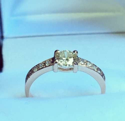 *ROSE GOLD FANCY DIAMOND RING R24999