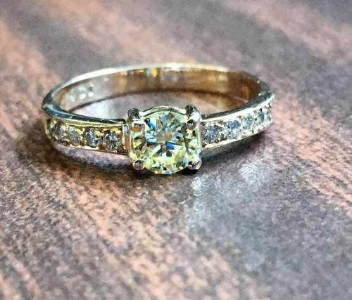 *ROSE GOLD FANCY DIAMOND RING R24999