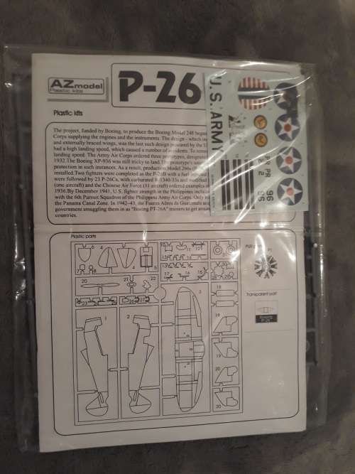 1/72 AZmodel P-26 Peashooter