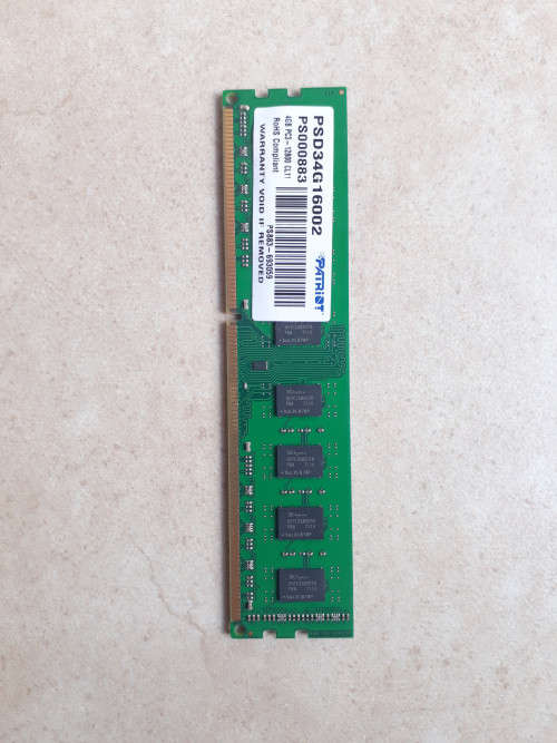 Patriot Signature Line 4GB DDR3 1600MHz Desktop Single Rank