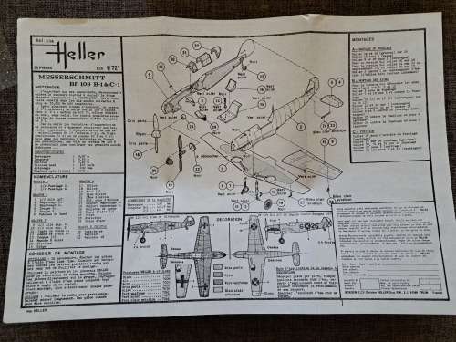 1/72 Heller Messerschmitt Bf 109 B1/C1
