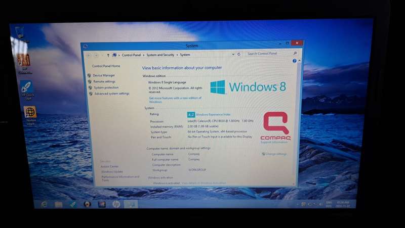 Compaq CQ58 notebook (please read)