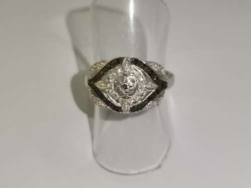 SILVER Celtic Rose Ring