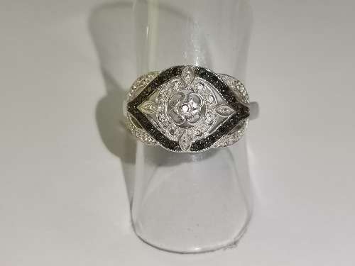 SILVER Celtic Rose Ring