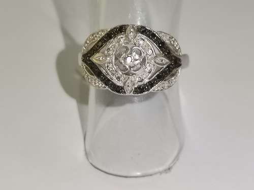 SILVER Celtic Rose Ring