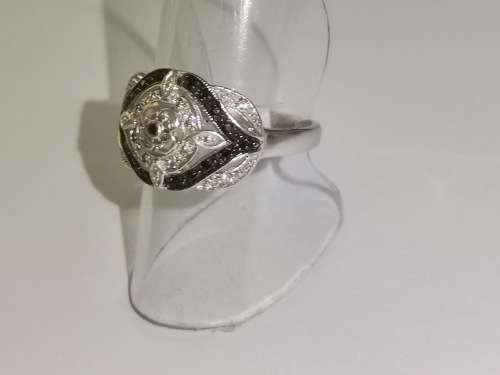 SILVER Celtic Rose Ring