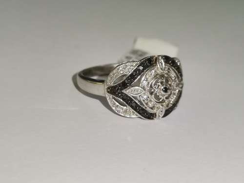 SILVER Celtic Rose Ring