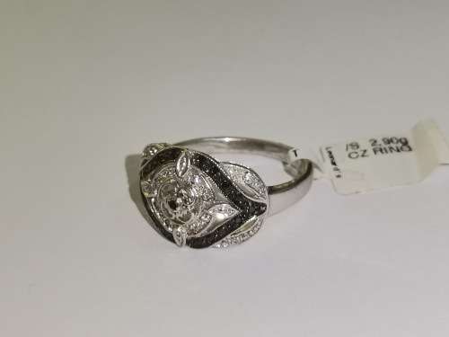 SILVER Celtic Rose Ring
