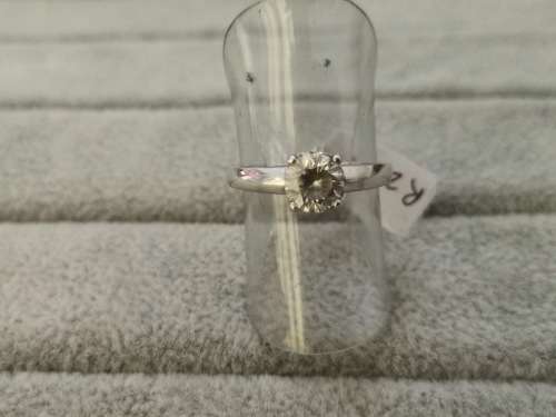DISCOUNT PRICE!! Sterling Silver Solitaire Ring