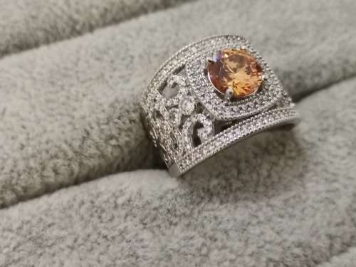 Intricately Detailed, Sterling Silver Ring