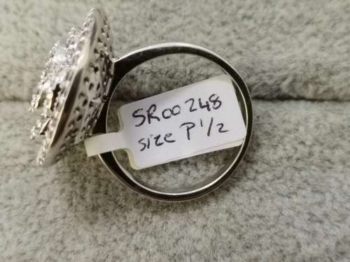 Unique, Flower, Sterling Silver Ring