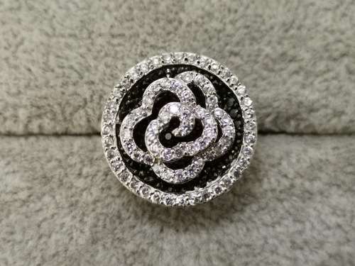 Unique, Flower, Sterling Silver Ring