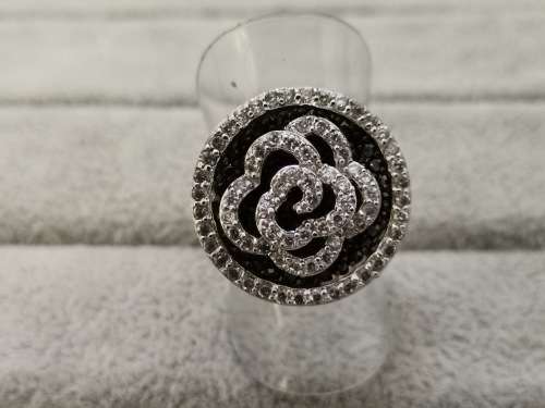 Unique, Flower, Sterling Silver Ring