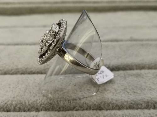 Unique, Flower, Sterling Silver Ring