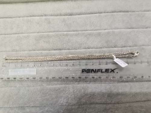 Unique Silver Spiga Chain