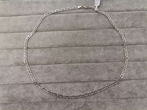 Silver 4mm Anchor Chain