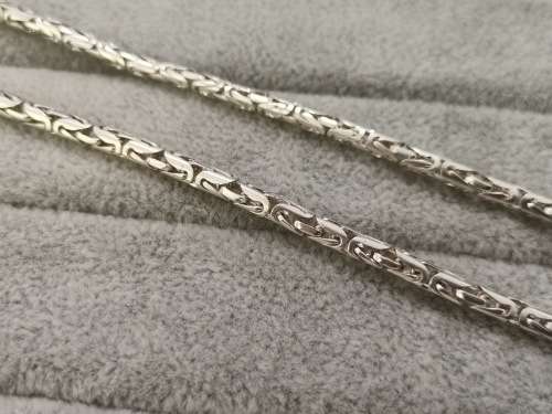 DISCOUNT!! Silver Byzantine Chain