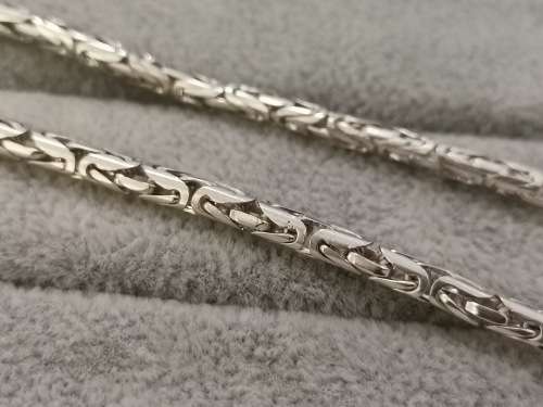DISCOUNT!! Silver Byzantine Chain