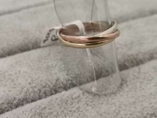 Stunning Tri-Colour GOLD Russian Wedding Ring