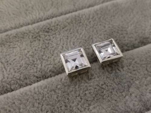 Dazzling Silver Earrings