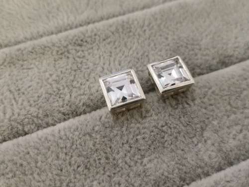 Dazzling Silver Earrings