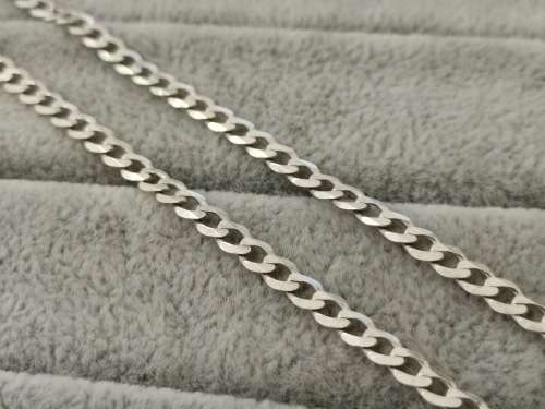 Silver Curb Chain