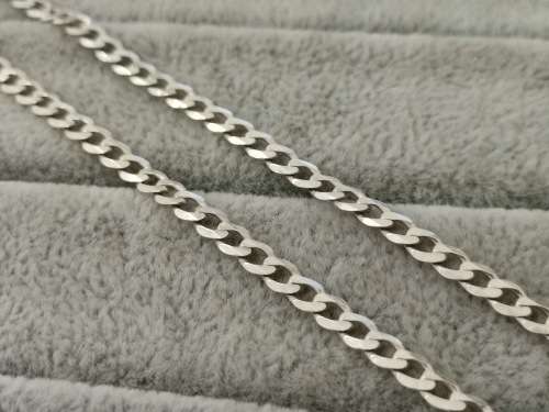 Silver Curb Chain