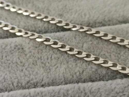 Silver Curb Chain