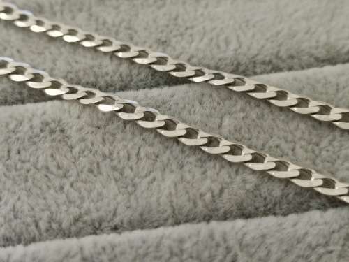 Silver Curb Chain