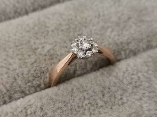 Stunning Rose Gold DIAMOND Ring