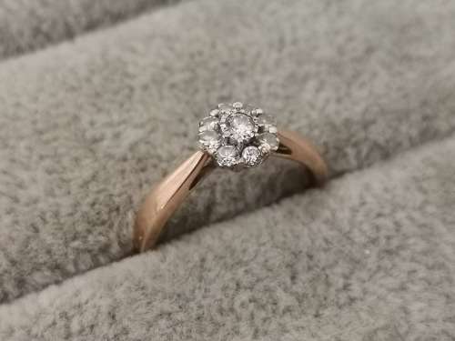 Stunning Rose Gold DIAMOND Ring