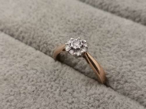 Stunning Rose Gold DIAMOND Ring