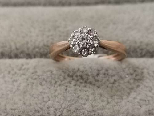 Stunning Rose Gold DIAMOND Ring