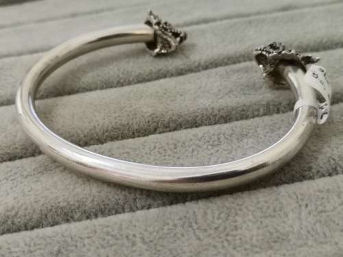 Detailed Silver Dragon Cuff!!