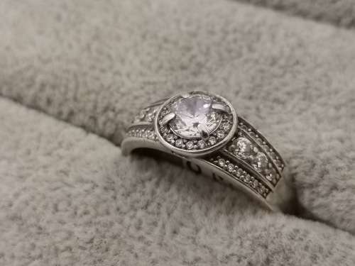 Dazzling Silver Ring