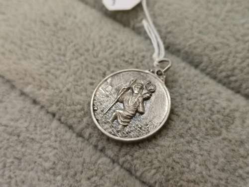 Silver St. Christopher Pendant