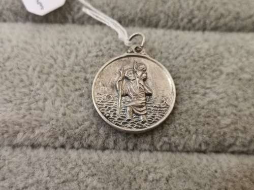 Silver St. Christopher Pendant
