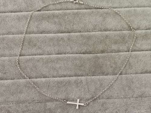 Sweet Silver Cross Chain