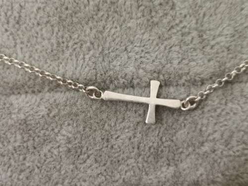 Sweet Silver Cross Chain