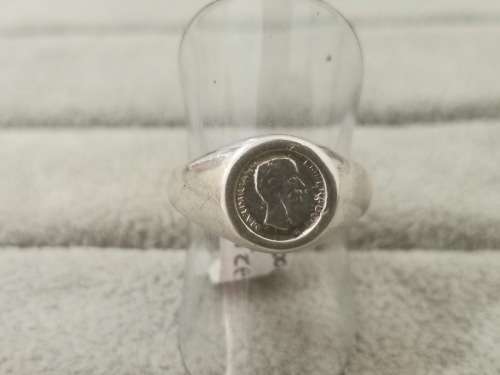 Silver PESOS Ring